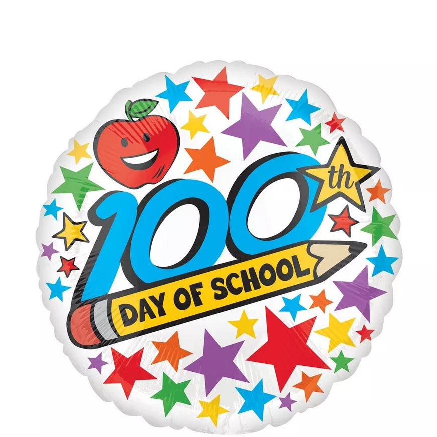 100th Day of School Balloon