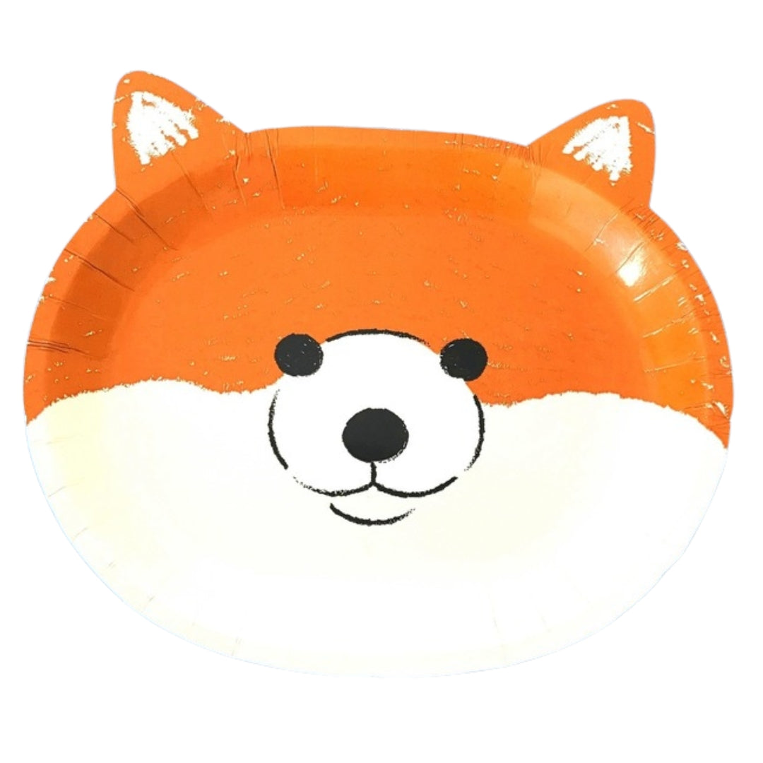 Corgi Paper Plates
