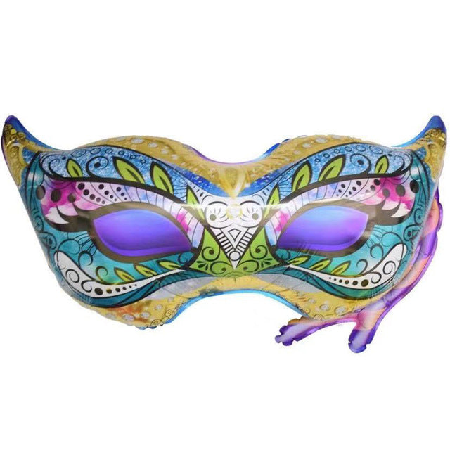 Mardi Gras Mask Mylar Balloon