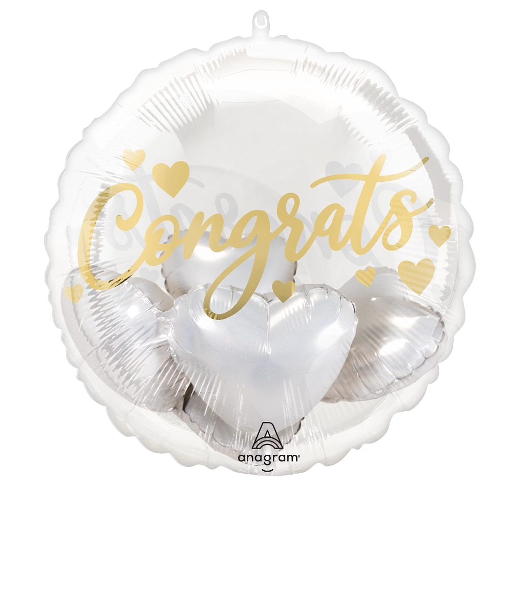 Congrats Heart Insiders Balloon