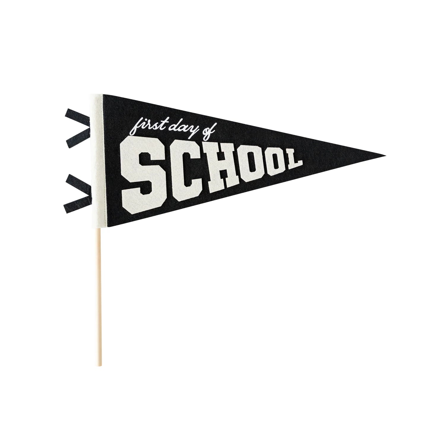 BACK TO SCHOOL FIRST DAY FELT PENNANT