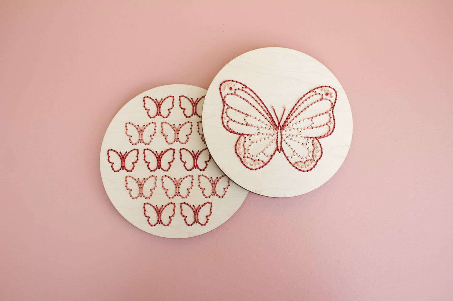 Butterfly Wood Embroidery Kit