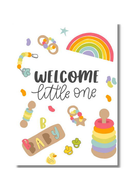 Welcome Little One Greeting Card