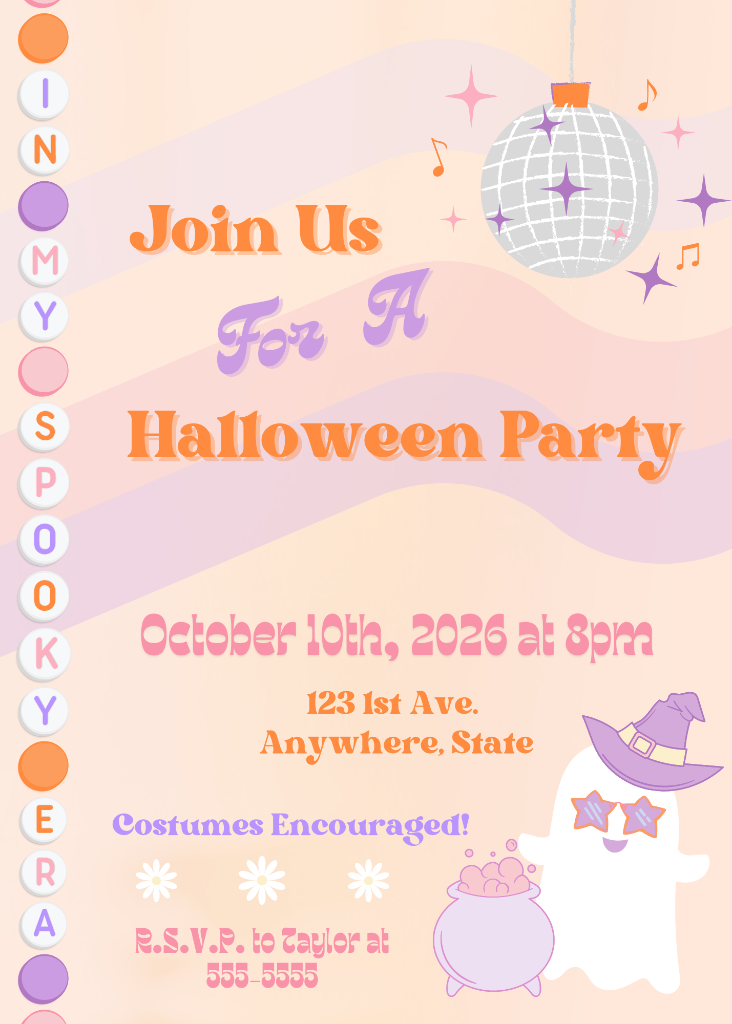 In My Spooky Era Halloween Party Digital Download Invitation