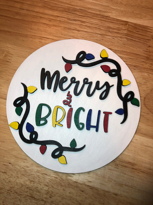 Merry & Bright Sign Painting Kit