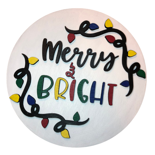 Merry & Bright Sign Painting Kit