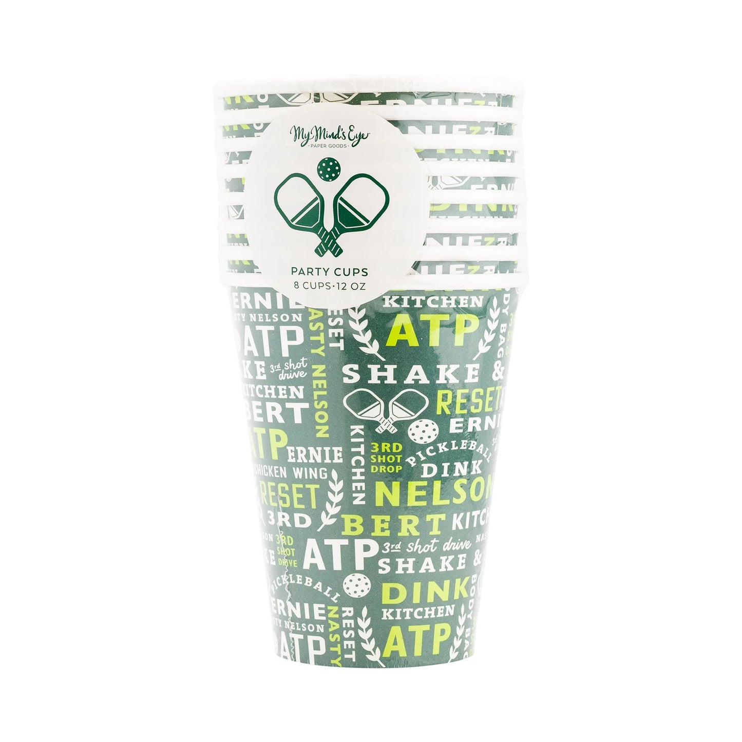 Pickleball Paper Cups