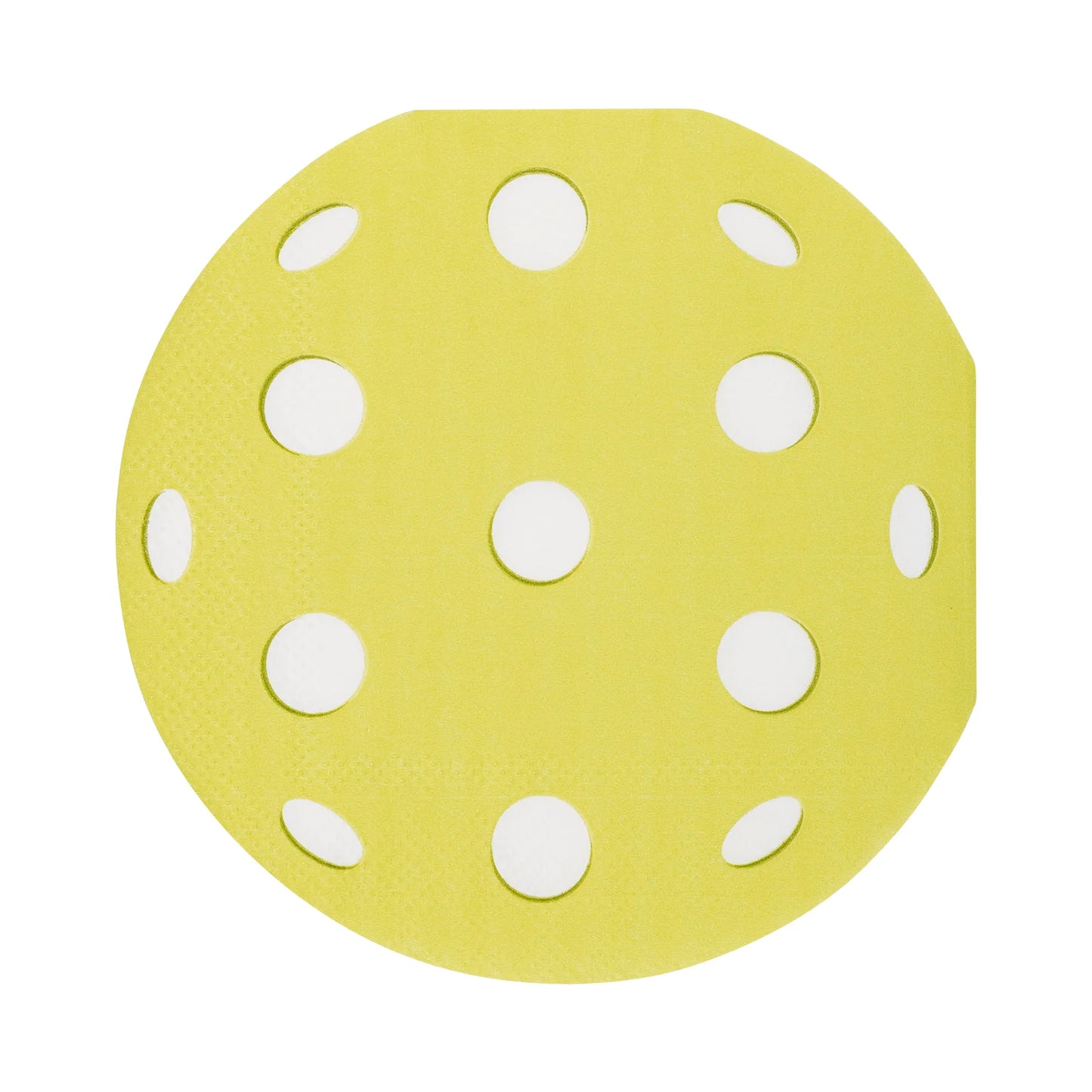 Pickleball Shaped Paper Cocktail Napkin