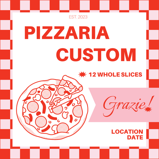 Pizza Box Digital Download Template