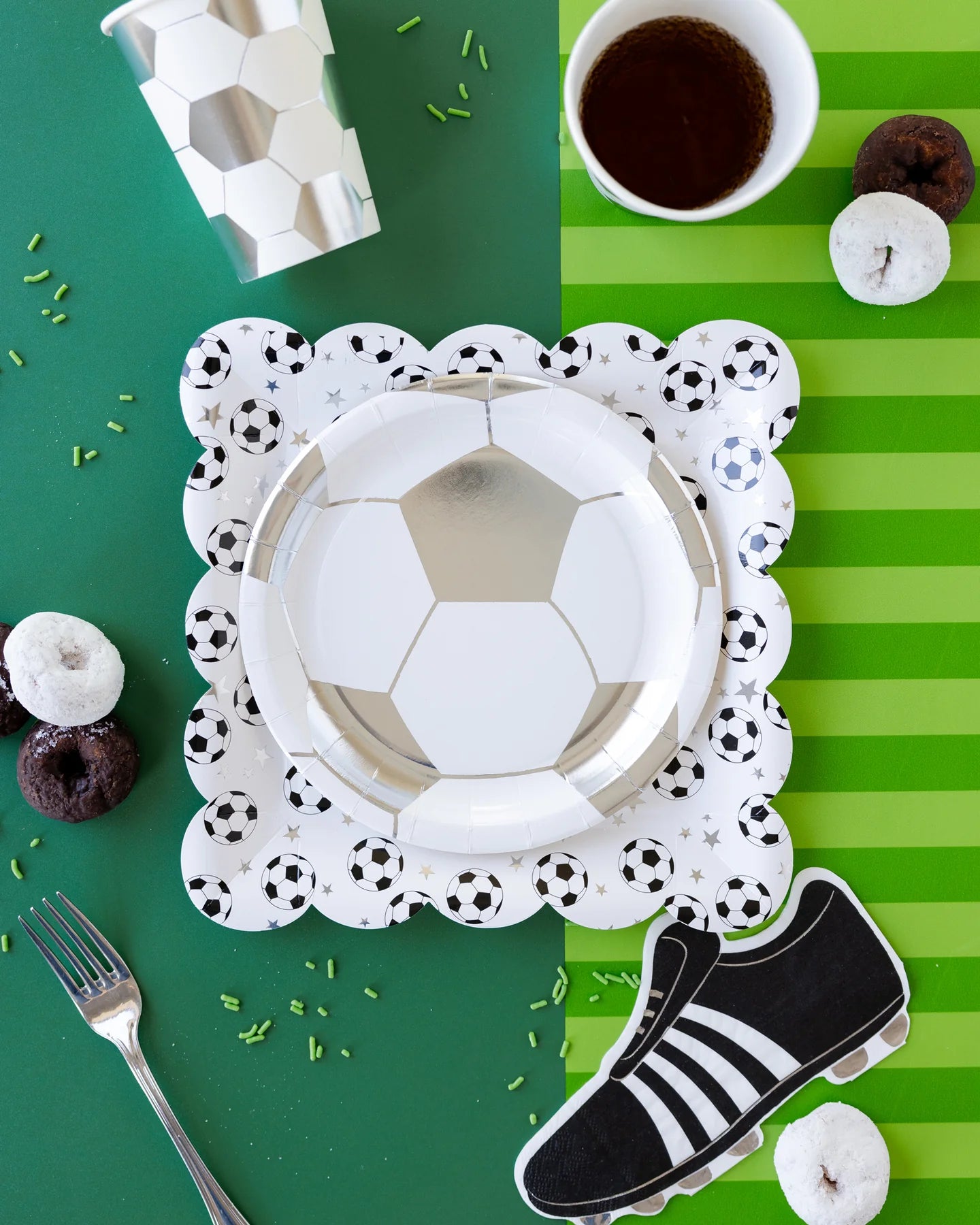 Soccer Paper Table Runner