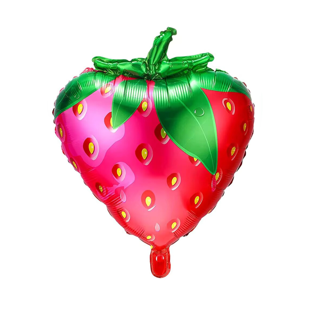 Strawberry Mylar Balloon