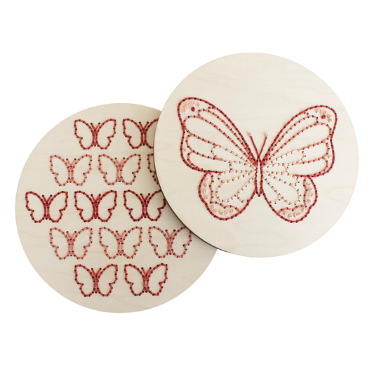 Butterfly Wood Embroidery Kit