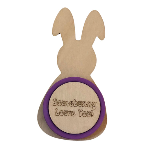 Easter Bunny Play Doh Holder