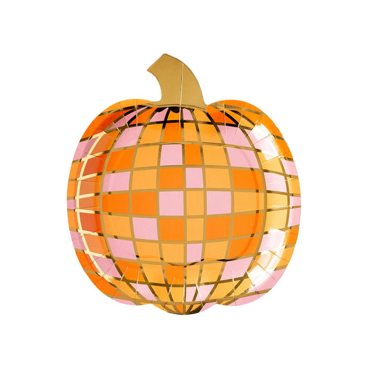 Disco Pumpkin Plate