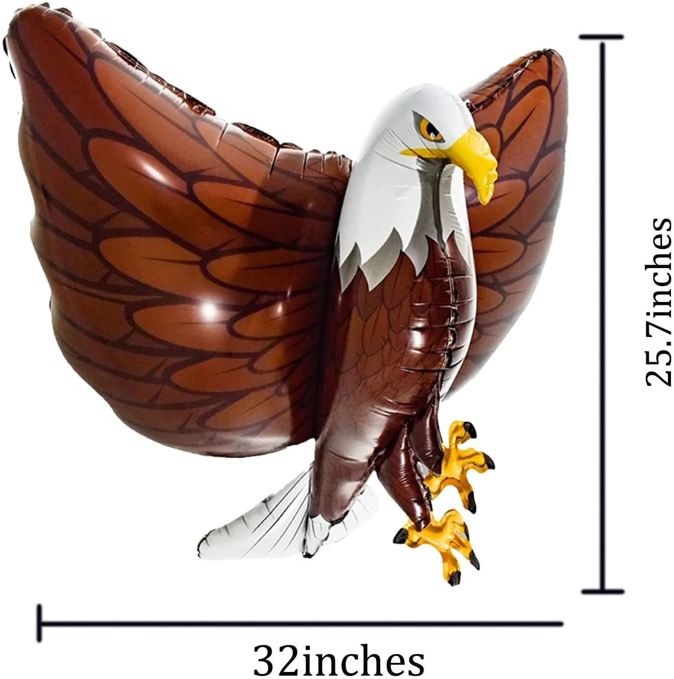 Giant Bald Eagle 4th of July Mylar Balloon