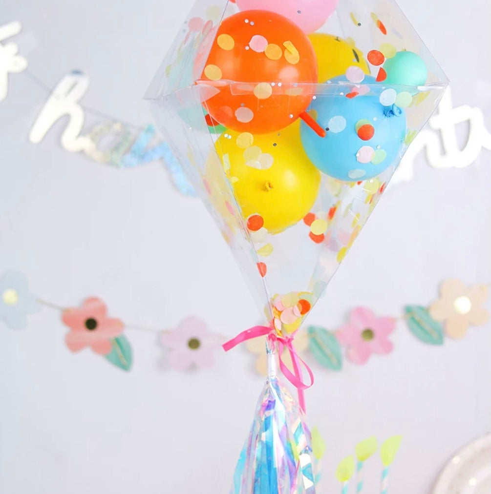 Clear Transparent Piñata for Birthday Bachelorette 21st Birthday Party