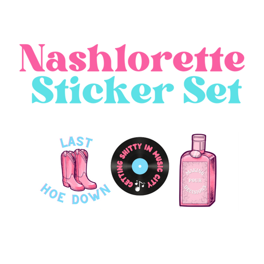 Nashlorette 3 Piece Sticker Set